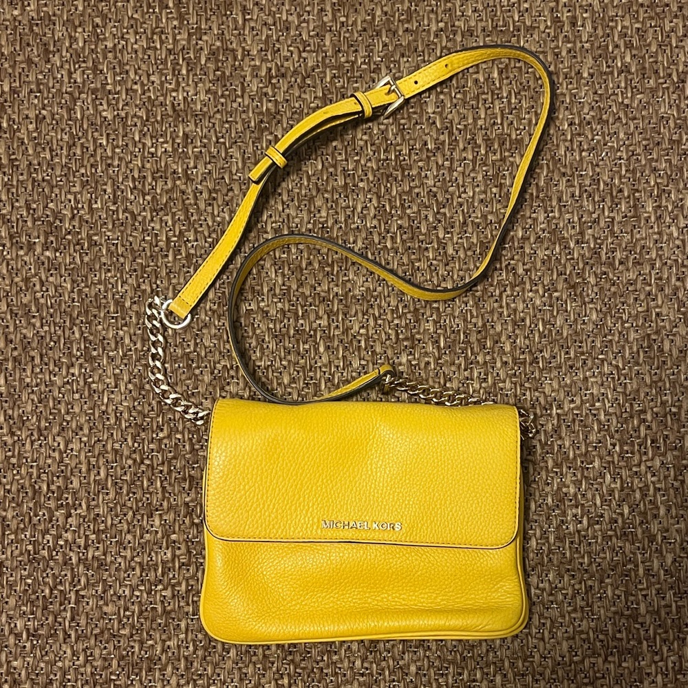 Michael Kors Vibrant Yellow Crossbody Bag